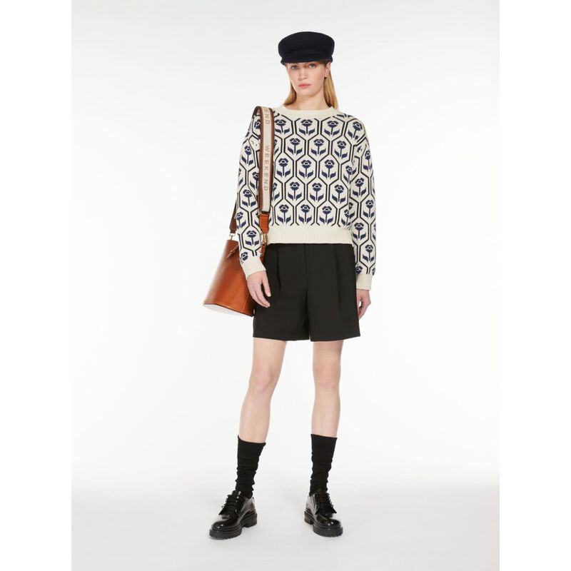 Weekend Max Mara Odeon Cotton Knit Sweatshirt image number 3